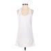 Athleta Active Tank Top: White Activewear - Women's Size Small