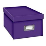 Pioneer Photo CD/DVD Storage Box (Solid Colors) Bright Purple