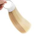 REDMENCO Human Hair Swatches 3 Natural Levels for Salon Testing Color Sample 30 Piece 8 Inch Lightest Blonde/Light Blonde/Light Brown 1 Free Black Swatches