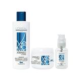 LOreal Professionnel Xtenso Care Shampoo + mask + Serum Combo Pack for Straightened Hair (250ml + 196gm + 50ml)| Hair Care Regimen for Straightened Hair