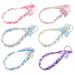 Wig Cosplay Wigs Girl Hair Accessories Child 6 Pcs Colorful Chemical Fiber Tiara Meche for African Braid