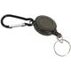 Tlily - Lot 1 Porte Badge Enrouleur Porte cle retractable mousqueton clip ceinture Carte id Card