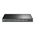 TP-LINK 24-Port Gigabit & 4-Port 10GE SFP+ L2+ Managed JetStream Switch with 24-Port PoE+, Rackmountable - (TL-SG3428XMP)