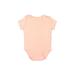 Carter's Short Sleeve Onesie: Pink Polka Dots Bottoms - Size 3 Month