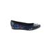 Anne Klein Sport Flats: Blue Floral Motif Shoes - Women's Size 6 1/2