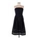 H&M Casual Dress - Midi: Black Jacquard Dresses - Women's Size 12