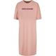 Shirtkleid MERCHCODE "Merchcode Damen Ladies Summer - Retro Oversized Slit Dress" Gr. XXL, US-Größen, rosa (duskrose) Damen Kleider Freizeitkleider