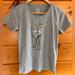 J. Crew Tops | J Crew Gin Fizz Silver Sequins Women’s T-Shirt Size Large Gray Cocktail Xs | Color: Gray | Size: Xs