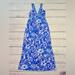 Lilly Pulitzer Dresses | Lilly Pulitzer Nwt Serena V-Neck Maxi Dress Size 8 | Color: Blue/White | Size: 8