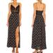Free People Dresses | Free People Out And About Maxi Slip Dress In Black Combo | Color: Black | Size: L