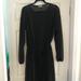 Zara Dresses | Nw/Ot-Zara Black Sheer, Long Sleeve Midi Dress | Color: Black | Size: L