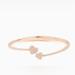 Kate Spade Jewelry | Kate Spade Yours Truly Pave Open Hinge Cuff Bracelet | Color: Gold/Pink | Size: Os