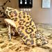 Jessica Simpson Shoes | Jessica Simpson Women's High Heel Sling Back Open Toe Leopard Print Heels | Color: Black/Brown | Size: 7.5