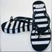 Kate Spade Shoes | Kate Spade Platform Wedge Sandals (New) | Color: Black/White | Size: 8m