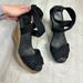 Tory Burch Shoes | Black Tory Burch Wedges Size 8 | Color: Black | Size: 8