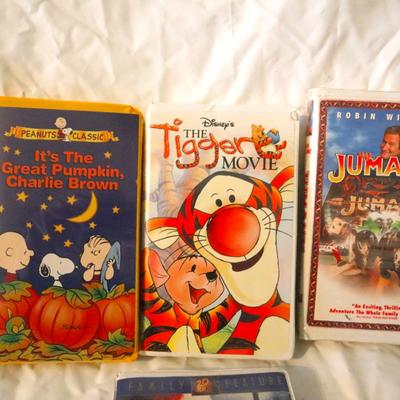 Disney Car Audio, Video & GPS | Lot Of Vhs Video Charlie Brown Jumanji Tigger Miracle On 24th Street | Color: Orange | Size: Os