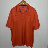 Adidas Shirts | Adidas Climacool Polo Shirt Men’s Size 2xl | Color: Orange | Size: Xxl