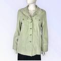 Levi's Jackets & Coats | Levi's Strauss Vintage Suede Light Pastel Green Truckers Jacket Coat | Color: Green | Size: M
