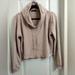 Brandy Melville Tops | Brandy Melville Hoodie Womens One Size Pink Sweater Pullover Cropped Sweatshirt | Color: Pink | Size: One Size
