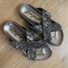 Free People Shoes | Free People Moon Child Embellished Slide Sandal | Color: Black/Gray | Size: 7.5