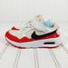 Nike Shoes | Nike Air Max Logo Strap Lace Up Kids' Athletic Sneakers H114 | Color: Red/White | Size: 13b