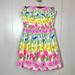 Lilly Pulitzer Dresses | Lilly Pulitzer Peyton Payton Spring Floral Tulip Strapless Dress Size 2 | Color: Pink/White | Size: 2