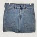 American Eagle Outfitters Skirts | American Eagle Outfitters High-Rise Mini Denim Skirt | Color: Blue | Size: 6