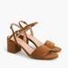 J. Crew Shoes | Nwt J Crew Suede Chunky Heel W/ Box | Color: Brown/Tan | Size: 8