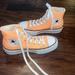 Converse Shoes | Converse Allstar Chuck Taylor Platform High Top Sneakers Neon Pastel Orange Sz 7 | Color: Orange/White | Size: 7