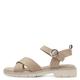 Tamaris Damen Sandaletten, Frauen Sandalen,Stilettos,offene Absatzschuhe,hoher Absatz,Sommerschuhe,Freizeitschuhe,offene Schuhe,Taupe,42 EU