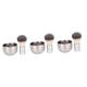 Beaupretty 6 Pcs Beard Cleaning Brush Badger Brush Barber Duster Brush Shaving Bowl Shaving Bowl and Brush Shaving Dish Sweep Brush Beard Brush for Cleaning Stainless Steel Man