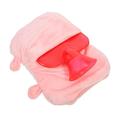 minkissy 4pcs Warm Water Bag Lovely Hand Warmer Hand Warmer Bag Heat Bag Hot Water Bottle Sleeve Cartoon Plush Water Bag Cover Decorative Hand Towels Gift PVC Winter Pink Female Student