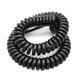 Core Spring Wire,Coiled Cable, 3 Core 0.5mm Square 2.5 Meters 5 Meters 7.5 Meters Black Power Cord Retractable Coil(Size:Line length 7.5 meter,Color:3 core 24A (Color : 3 core 20AWG, Size : Line len
