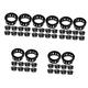 Gatuida 250 Pcs Wire Protector Snap Bushing Cable Bushing Grommet Plastic Grommets Round Hole Plug Snap in Cable Grommet Cable Mounting Accessories Wire Grommet Plugs Plastic Nylon Snap-in