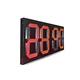 Hot 12 Inch Rainproof White 8.88 Format Led Oil Price Sign LED Outdoor Di-splay Panel Gas Station LED Digital Gas Price Sign Multi-Functional Timer (24 inch digital)