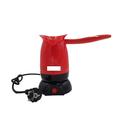 BAFFII Portable Coffee Machine for Electric Coffee Maker Cordless Travel Pot Italian Mocha Hot Milk Jug Coffee Machines (Color : Red, Size : EU)