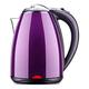 Fast And Quiet Electric Kettle,Electric Kettle 1.8L Capacity With Fast Boiling LED Indicator, Eco Glass Electric Kettle, 1500W Cordless Water Kettle With Auto Shut-Off And Boil (Purple 16 * 1 Full