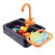 Abaodam 2 Sets Dishwasher Early Educational Toy Play Food Pretend Play House Kitchen Toy Toys Pretend Play Kitchen Accessories Play House Toy Suit Dryer Dishes Plastic Child