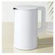Electric Kettle,1.7L Double Wall 100% Stainless Steel BPA-Free Cool Touch Tea Kettle with Overheating Protection, Cordless with Auto Shut-Off (Color : White, Size : 1.7L) (White 1.7L) Full moon vision