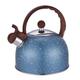 Stove Top Kettle Tea Kettle Stovetop Tea Kettle for Stove Top Stainless Steel Dark Blue Whistling Tea Pot with Handle Whistling Stovetop Whistling Tea Kettle (Color : A, Size : 2.5L)