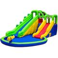 XXLI Bouncy Castle, Bouncy Castles Inflatable Castle Children's Toy Slide Outdoor Play Equipment Small Trampoline Inflatables and Bouncy Castles