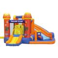 XXLI Bouncy Castle, Inflatable Bouncy Castle Inflatable Castle Children's Trampoline Home Slide Indoor and Outdoor Castle for Courtyard Playground