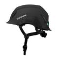 Studson SHK 1 Non Vented Safety Helmet - Ultralight, Breathable, RFID, Modular Brim, Fidlock Buckle, 4-Point Strap, 20KV Protection - Type 2 Class E (Black, L/XL 58-63cm)