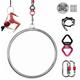 Aerial Lyra Hoop,Aerial Ring Set Fully Strength Tested,Stainless Steel Aerial Yoga Equipment for Dancing Studio Aerial Fitnes(Maximum Load Capacity: 300kg/660lbs),Diameter-90cm(35-1/2")