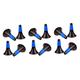 Yardwe 12 Pcs Football Obstacle Electric Skateboard Brake Pads Sign Cones Horn Cone Basketball Outdoor Football for Safe Cones Windproof Football Training Private Education Thickened