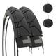 2 Tyres 700 x 45C (29 x 1.75) + Inner Tubes DemiSlick Gravel Tyres Adult Trekking Bike Hybrid MTB