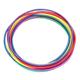 PriceKingX Hula Hoops - Multicolor Fitness Hula Hoops - Solid Plain Hula Hoops for Adults and Young Ones, Exercise Hoops for Indoor and Outdoor Use, Fun Activity Games, Small-Large (14, 65 cm)