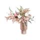 GRFIT Fake Flowers Pink Hydrangea Rose Bouquet Set Table Centerpieces Photography Hand Bouquet Fake Flower Props Artificial Flowers