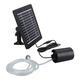 Solar Powered Air Pump Kit 6V 4W Solar Panel Adjustable Angle 3 Working Modes Solar Oxygen Air Pump for Fish Tank Pond