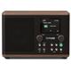 Pure Classic H4 Digitales Küchenradio (DAB+/FM, Bluetooth, USB, AUX, Küchentimer, Wecker), Coffee Black/Walnut